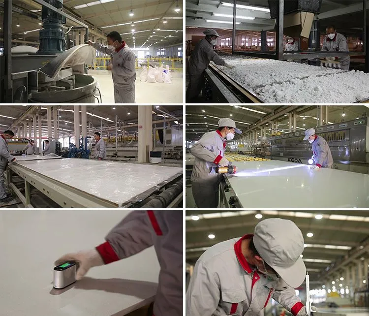 Quality Control Of KJL Quartz Stone Slab