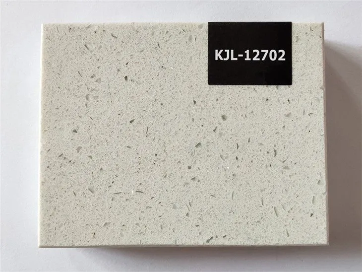 Fine Grain White Shimmer Quartz Stone Slab (2)