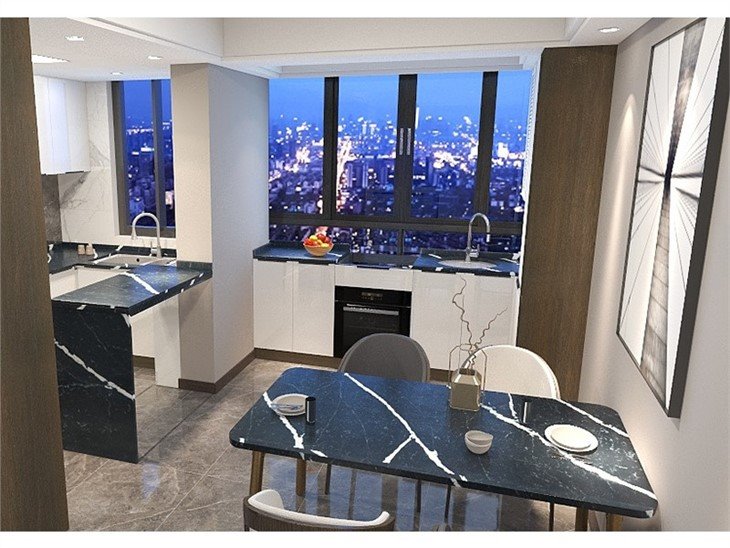 Quartz Countertops That Look Like Black Marble (2)