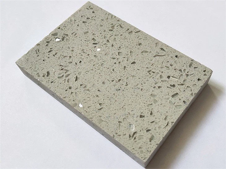 Quartz Stone Slab With Glass and Mirror (2)