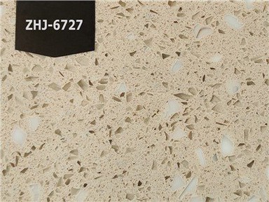 Placa de pedra de quartzo amarelo claro cristal