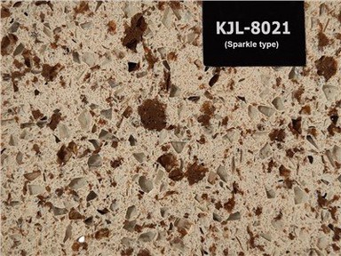 Laje de pedra de quartzo brilhante multicolori