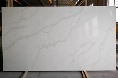 Mármore como quartzo de linha dourada